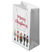 Petit Sac Cadeau Noisette Cute personnalisée Noël (Devant Angle)