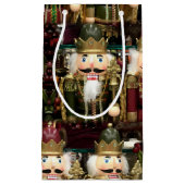 Petit Sac Cadeau Noisette Soldats Noël (Devant)