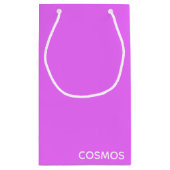 Petit Sac Cadeau Nom de couleur pourpre cosmos (Dos)
