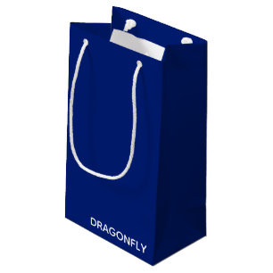 Petit Sac Cadeau Nom de la couleur bleue de la libellule