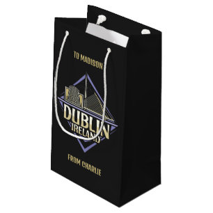 Petit Sac Cadeau Nom personnalisé Dublin Irlande