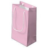 Petit Sac Cadeau Nom personnalisé girly rose (Dos Angle)