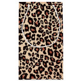 Petit Sac Cadeau Noms personnalisés Leopard de luxe (Dos)