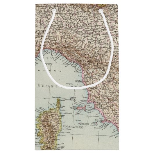 Petit Sac Cadeau Nordliche Halfte, carte d'Italien de l'Italie du (Dos)