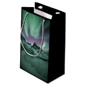 Petit Sac Cadeau Northern Lights Nature Photo (Dos Angle)
