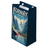 Petit Sac Cadeau Norvège (Dos Angle)