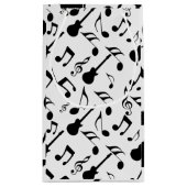 Petit Sac Cadeau Notes musicales - conception de musique de feuille (Dos)