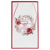 Petit Sac Cadeau Notre première couronne de Noël (Dos)