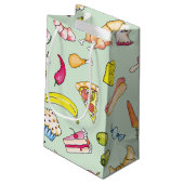 Petit Sac Cadeau Nourriture (Dos Angle)