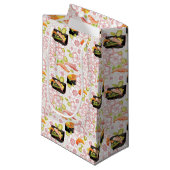 Petit Sac Cadeau Nourriture japonaise : Motif 2 de sushi (Devant Angle)
