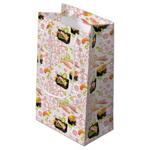 Petit Sac Cadeau Nourriture japonaise : Motif 2 de sushi