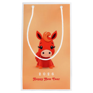 Petit Sac Cadeau Nouvel an chinois personnalisé 2026