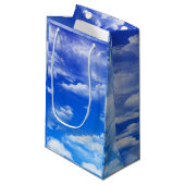 Petit Sac Cadeau Nuages (Devant Angle)