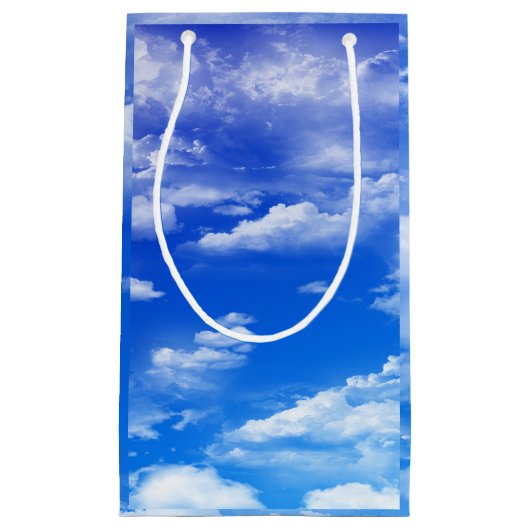 Petit Sac Cadeau Nuages (Devant)