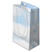Petit Sac Cadeau Nuages (Devant Angle)