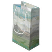 Petit Sac Cadeau Nuages Blancs Surplombant Un Beau Paysage (Dos Angle)