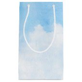 Petit Sac Cadeau Nuages d'aquarelle et arrière - plan de ciel (Devant)