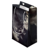 Petit Sac Cadeau Nuages de métal (Devant Angle)