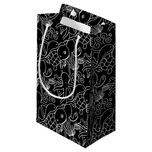 Petit Sac Cadeau Nuit (Devant Angle)