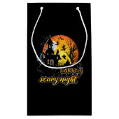 Petit Sac Cadeau Nuit d'Halloween effrayant (Dos)