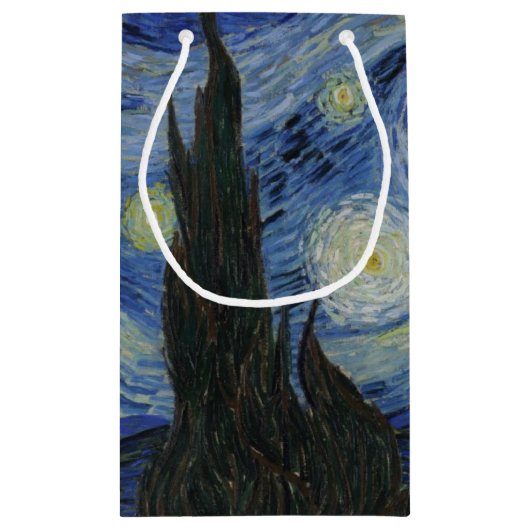 Petit Sac Cadeau Nuit étoilée par Vincent Van Gogh (Dos)