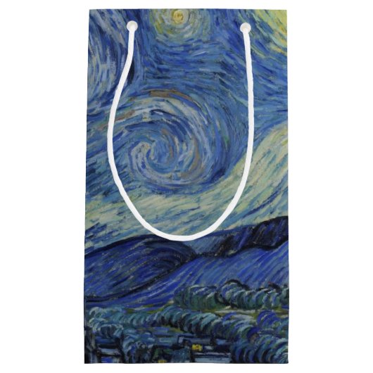 Petit Sac Cadeau Nuit étoilée par Vincent Van Gogh (Devant)