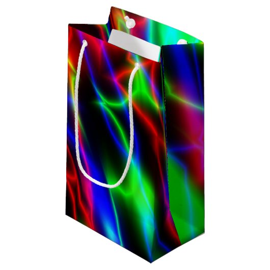 Petit Sac Cadeau Nuit Neon (Devant Angle)