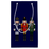 Petit Sac Cadeau Nutcracker Trio, Blue-GIFT BAG S (Dos)