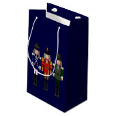 Petit Sac Cadeau Nutcracker Trio, Blue-GIFT BAG S (Dos Angle)