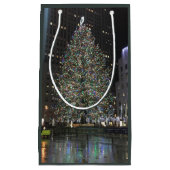 Petit Sac Cadeau NYC New York Christmas Tree Rockefeller Center (Devant)