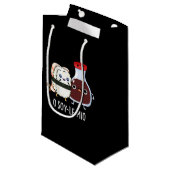 Petit Sac Cadeau O soy-le-mio Drôle Chanter Soy Sauce Pun Dark BG (Devant Angle)