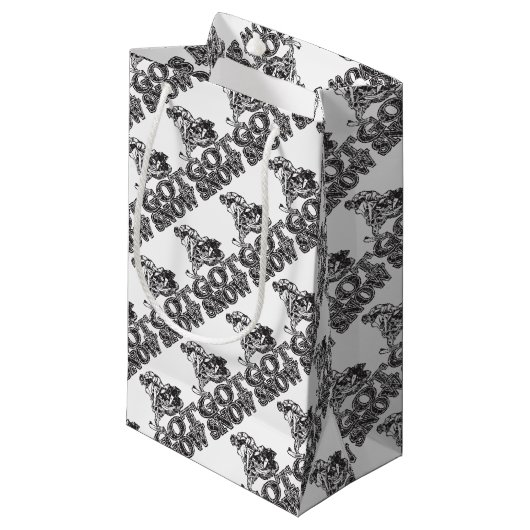 Petit Sac Cadeau Obtention de motoneige (Devant Angle)