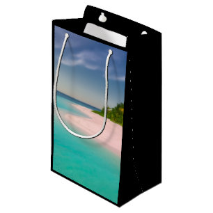 Petit Sac Cadeau Océan aquamarine Plage tropicale Scénique