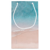 Petit Sac Cadeau Ocean Beach Palm Tree Wedding Favoriser (Dos)