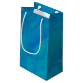 Petit Sac Cadeau Océan bleu (Dos Angle)