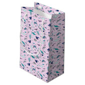 Petit Sac Cadeau Océan en rose (Dos Angle)