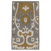 Petit Sac Cadeau Ochre Ikat I (Devant)