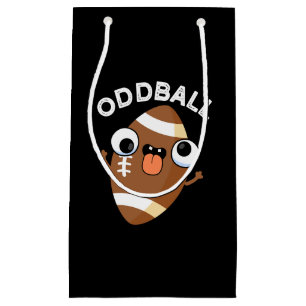 Petit Sac Cadeau Oddball drôle jeu de football BG foncé