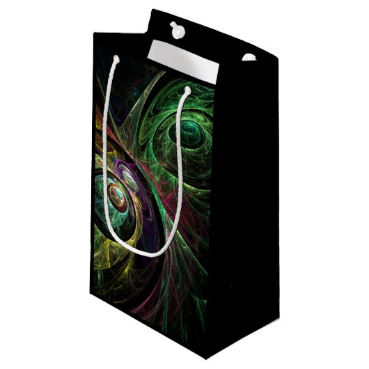 Petit Sac Cadeau OEil aux yeux Art Abstrait (Devant Angle)
