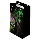 Petit Sac Cadeau OEil aux yeux Art Abstrait (Dos Angle)