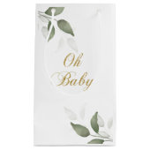 Petit Sac Cadeau Oh Baby gift bag - Botanical baby bag (Devant)
