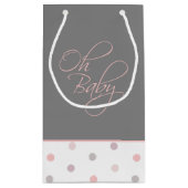 Petit Sac Cadeau Oh Baby Posh bébé cadeau pour fille (Dos)