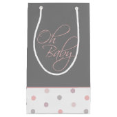 Petit Sac Cadeau Oh Baby Posh bébé cadeau pour fille (Devant)