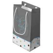 Petit Sac Cadeau Oh Baby Posh bébé cadeau pour garçon (Dos Angle)