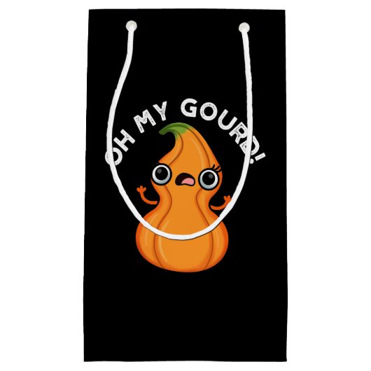 Petit Sac Cadeau Oh My Gourd Funny Veggie Pun (Devant)