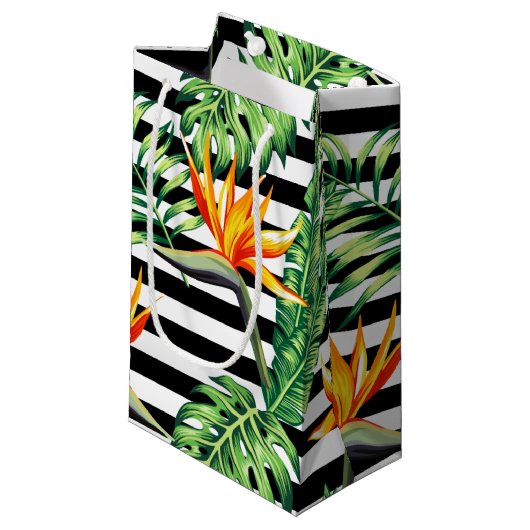 Petit Sac Cadeau Oiseau tropical du Paradis (Devant Angle)