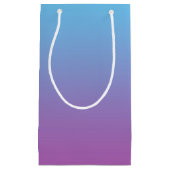 Petit Sac Cadeau Ombre bleu et pourpre (Devant)