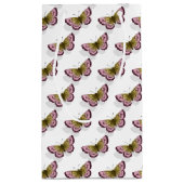 Petit Sac Cadeau ombre papillon sur blanc (Dos)