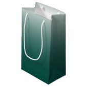 Petit Sac Cadeau ombre vert (Devant Angle)
