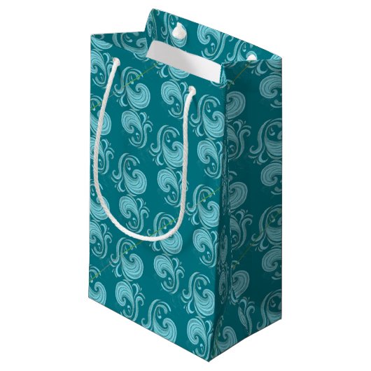 Petit Sac Cadeau Ondes (Devant Angle)